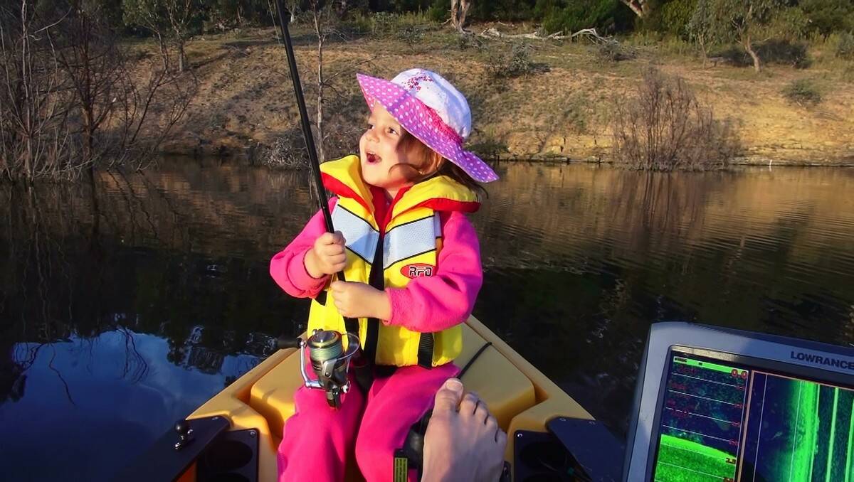 Hailey Paxevanos enjoys some time on the water recently.