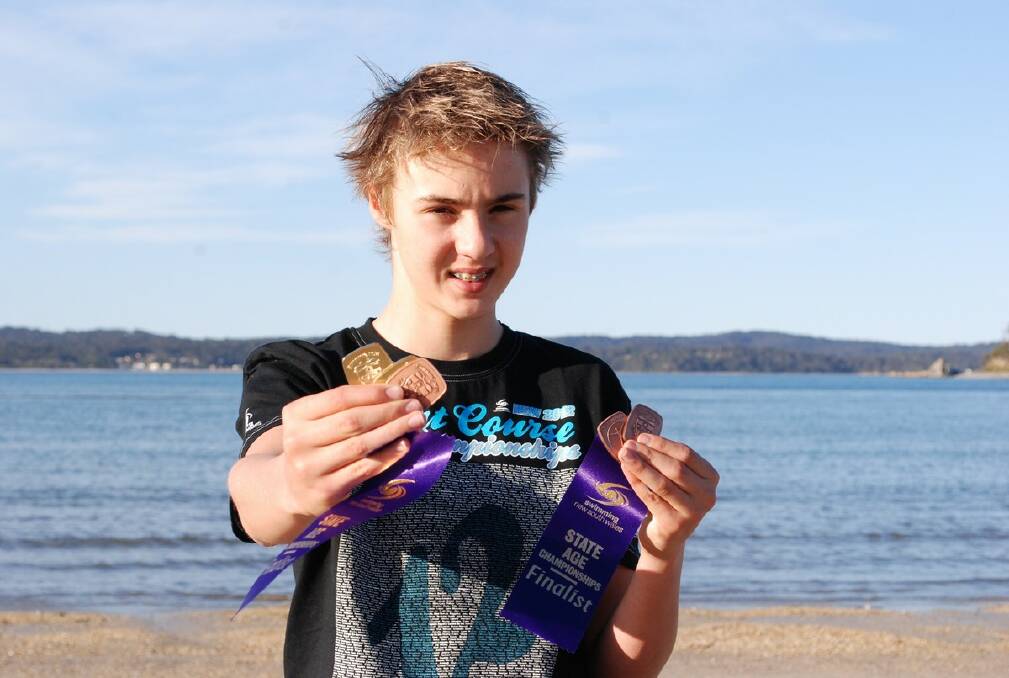 NATIONAL SERVICE: Batemans Bay teenager Nathan Meacham has qualified for five events at the Australian Age Championships, and hopes to achieve another two qualifying times next month.