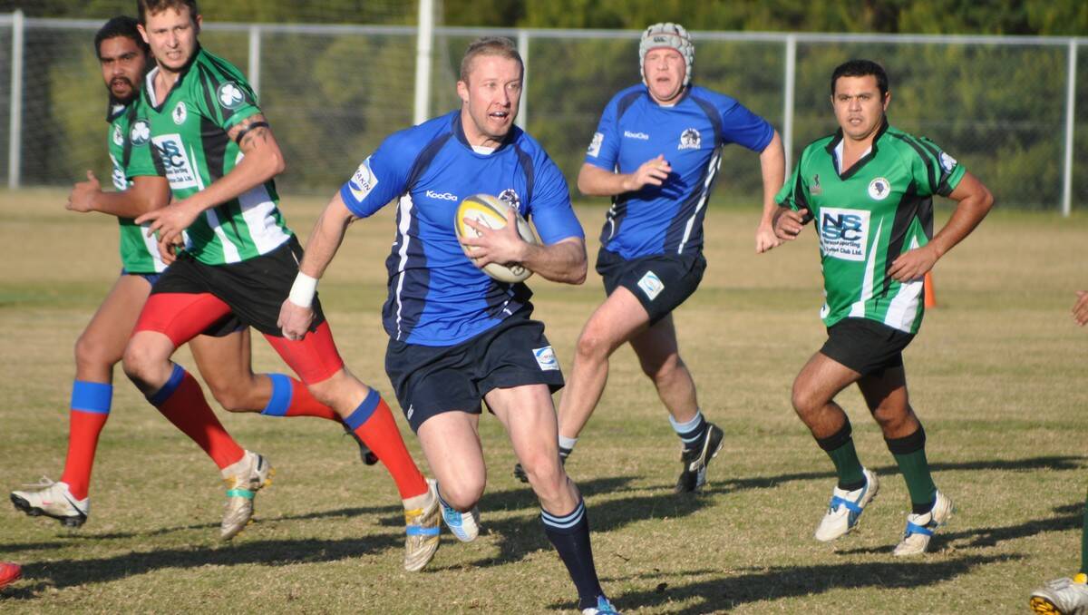 NEW CHALLENGE: Pat McMahon, who dominated the South Coast rugby union competition last season from the Broulee Dolphins backline, has made the switch to the Moruya Sharks. PHOTO: Dean Benson.