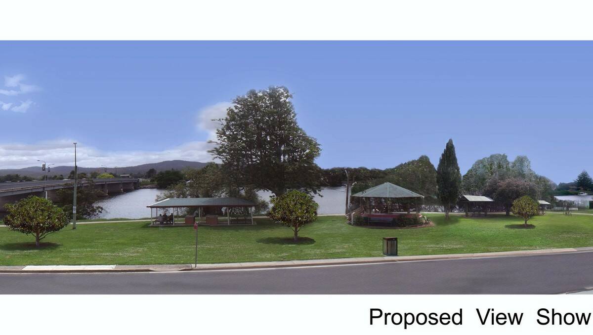 NEW LOOK: How Russ Martin Park is expected to look once the historic Moreton Bay figs are removed.