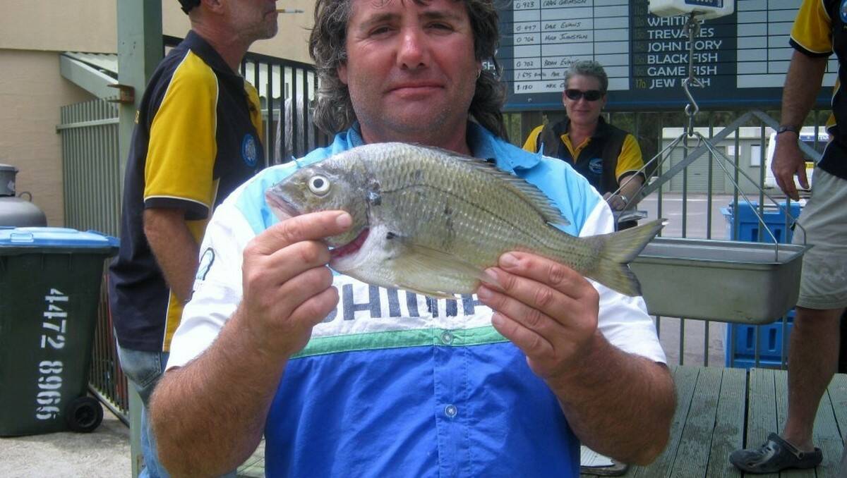 BROWN’S TOWN: Trevor Brown with his prizewinning bream.