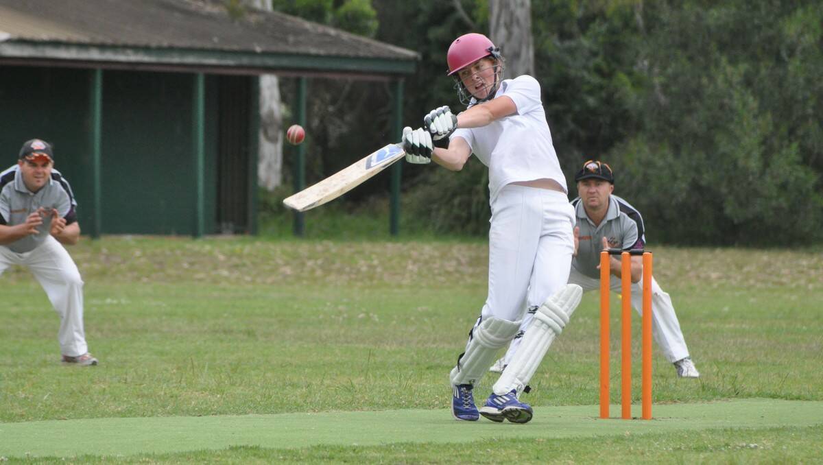 YOUNG GUN: Tuross Head all-rounder Niles Brigden put in another impressive shift during his side’s win over Broulee on Saturday.