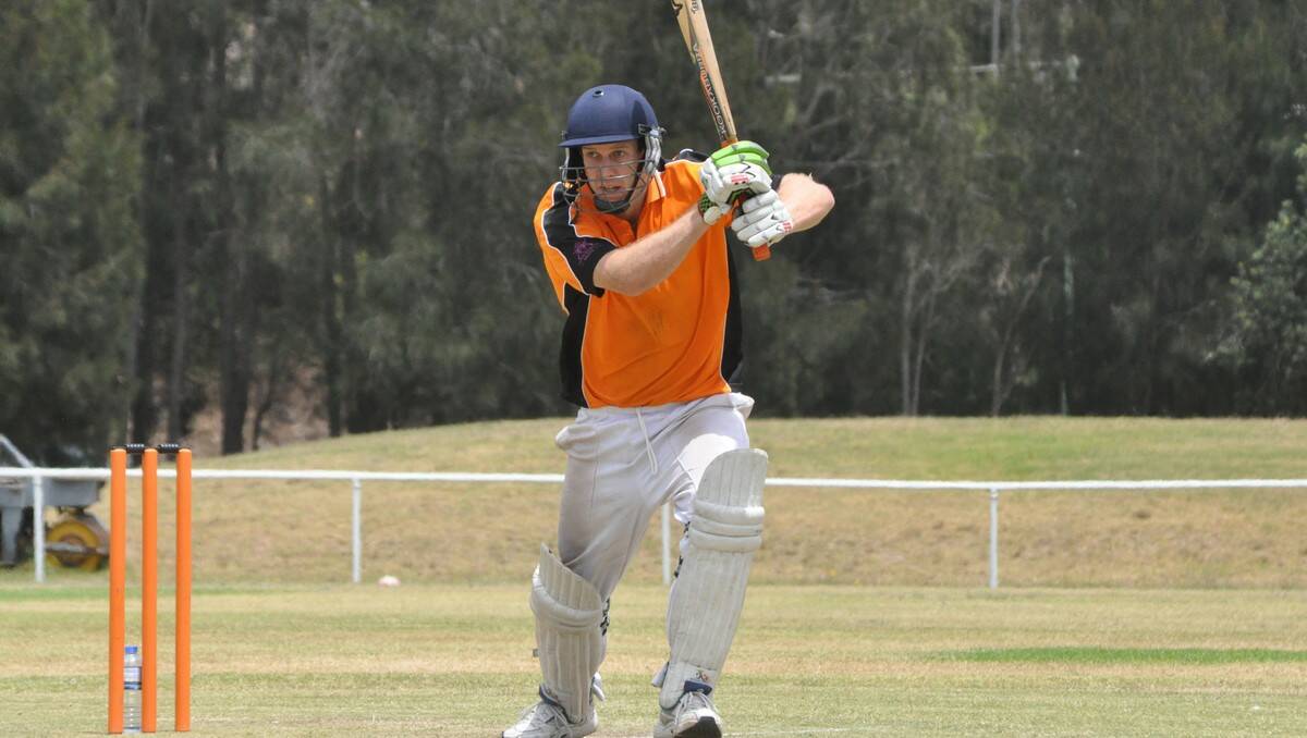SMART STUFF: Bay Tigers Black all-rounder Mick Smart was in top form with the bat last weekend.