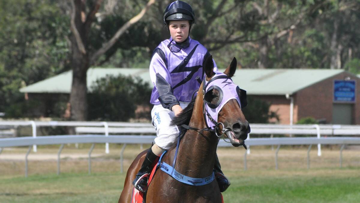 CITY FLYER: John Gamble’s Seanessy, pictured here with Winona Costin in the saddle.