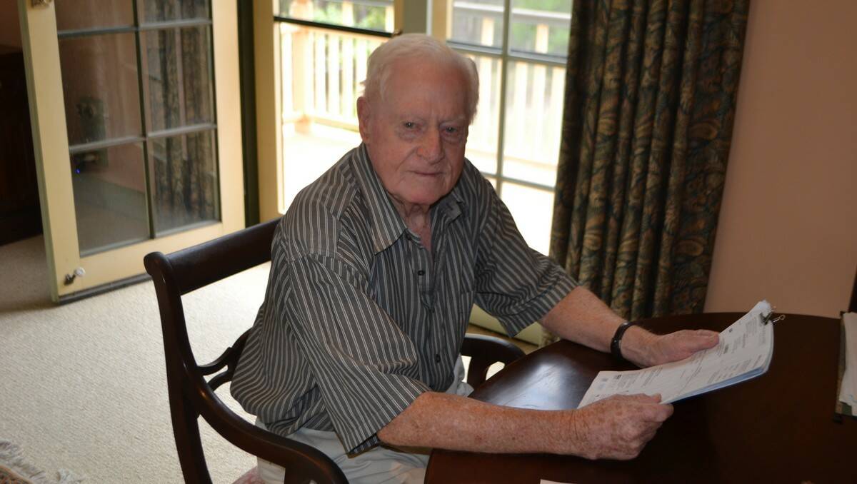 SWAPPED METRE: Catalina resident Ronald Bickley is outraged over his $2916 water bill.