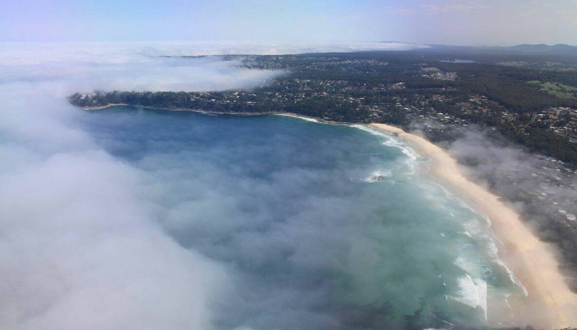 Sea fog on South Coast. Photo: DARREN MAY