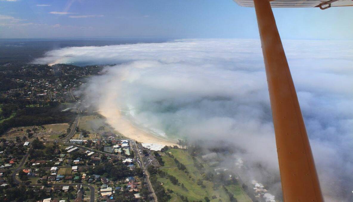 Sea fog on South Coast. Photo: DARREN MAY