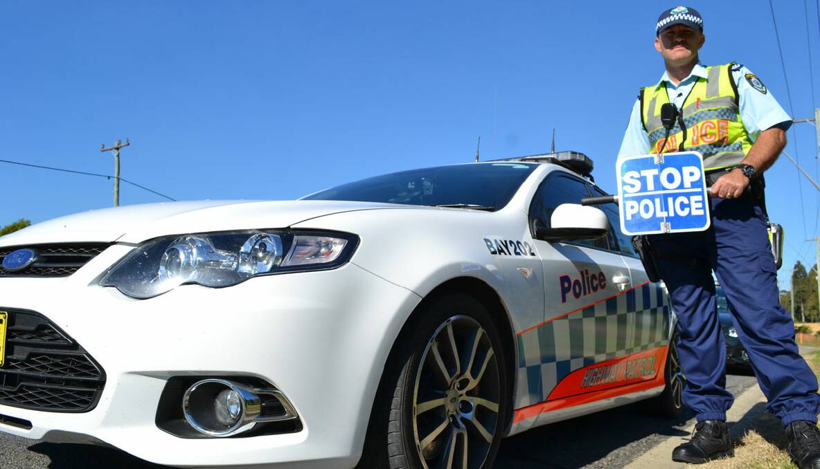 GROW UP: Batemans Bay Highway Patrol Sergeant Angus Duncombe is concerned by the number of older drivers breaking the law. 