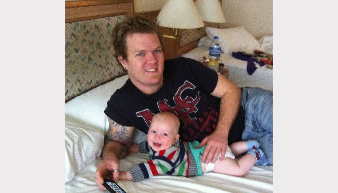 Mark Powell will be celebrating his first Father's Day this weekend.