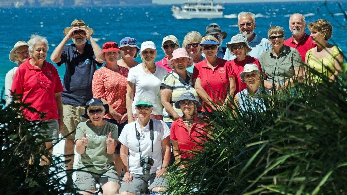 NAROOMA: Twenty-five Narooma Dalmeny Bushwalkers members have spent last week staying in Huskisson and walking   through the Booderee and Jervis Bay National Parks.