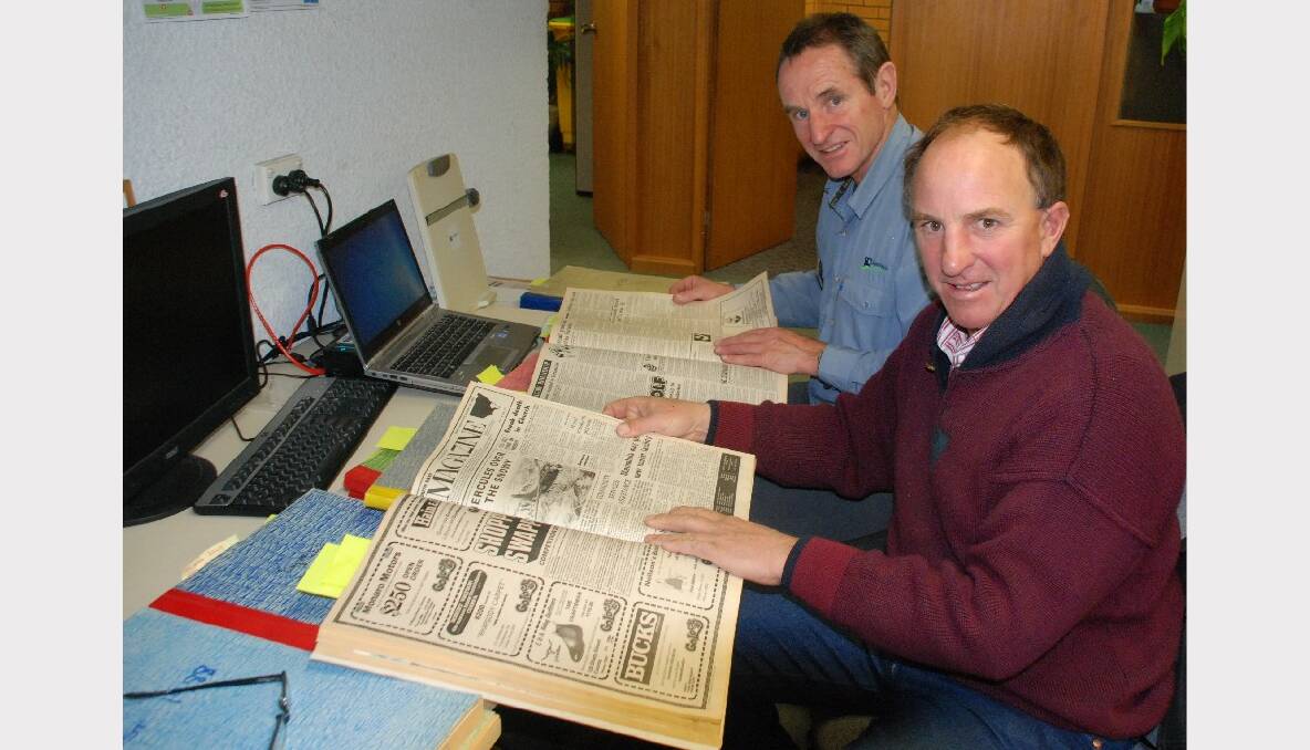  The Red Devils Rugby Union Club were gearing up for their 50th anniversary celebrations on this weekend. Former players Bede McCosker and Steve Rolfe were trawling through old editions of the Express for photos and stories for a display. 