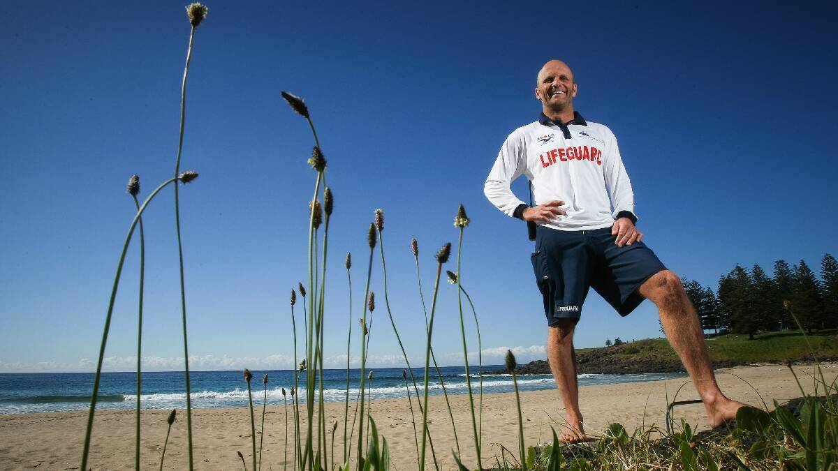  KIAMA: Kiama Lifeguard Andy Mole is back from a spell on the Gold Coast and ready for the new season. Picture Dylan Robinson.