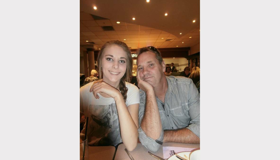 Carl Mutton with his daughter Gemma.