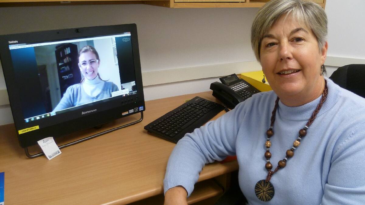 MORUYA: Waiting times to see a psychiatrist in the Eurobodalla have been drastically reduced thanks to a new telehealth psychiatry service in Moruya. Pictured is Sydney psychiatrist Dr Leticia Aydos (on screen) who will provide weekly telehealth psychiatry consultations in Moruya, supported by mental health nurse Paula Howe.