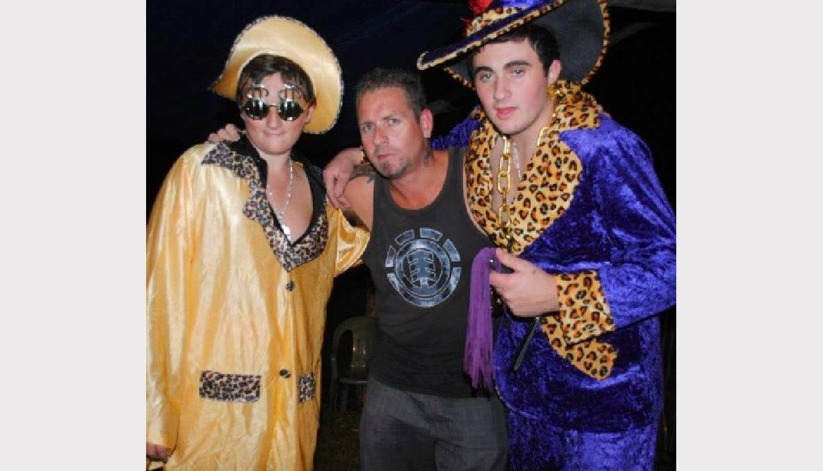 Ryan King with sons Jamie and Jason.