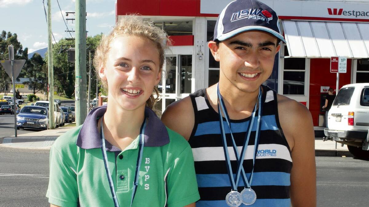 BEGA: Young Bega athletes Tahni Evans and Lawrence Avison are excited about the upcoming national titles in Brisbane.
