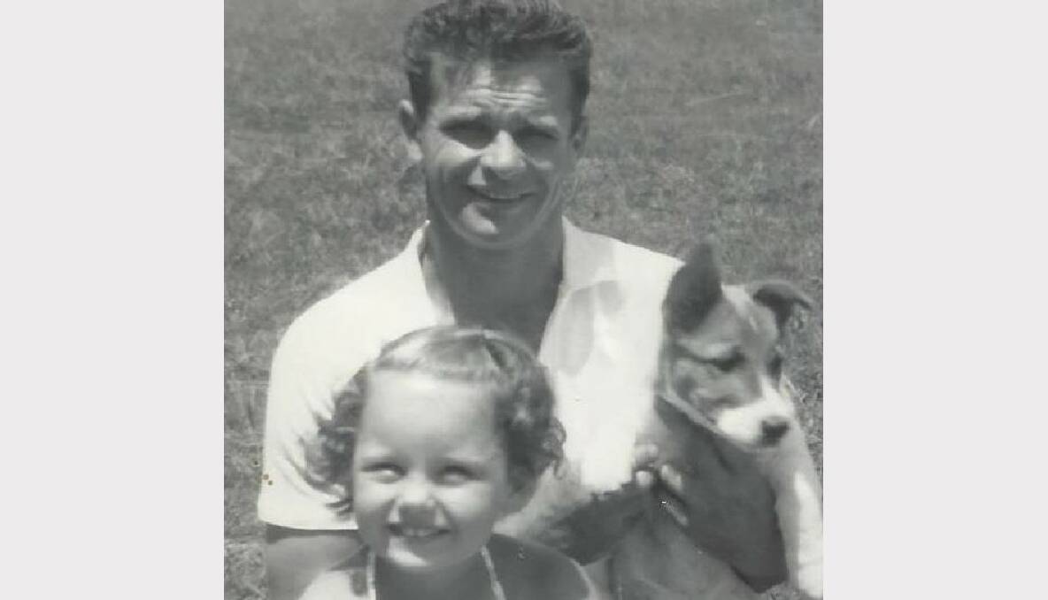 Deb O'Brien with her dad, Grahame Stewart.