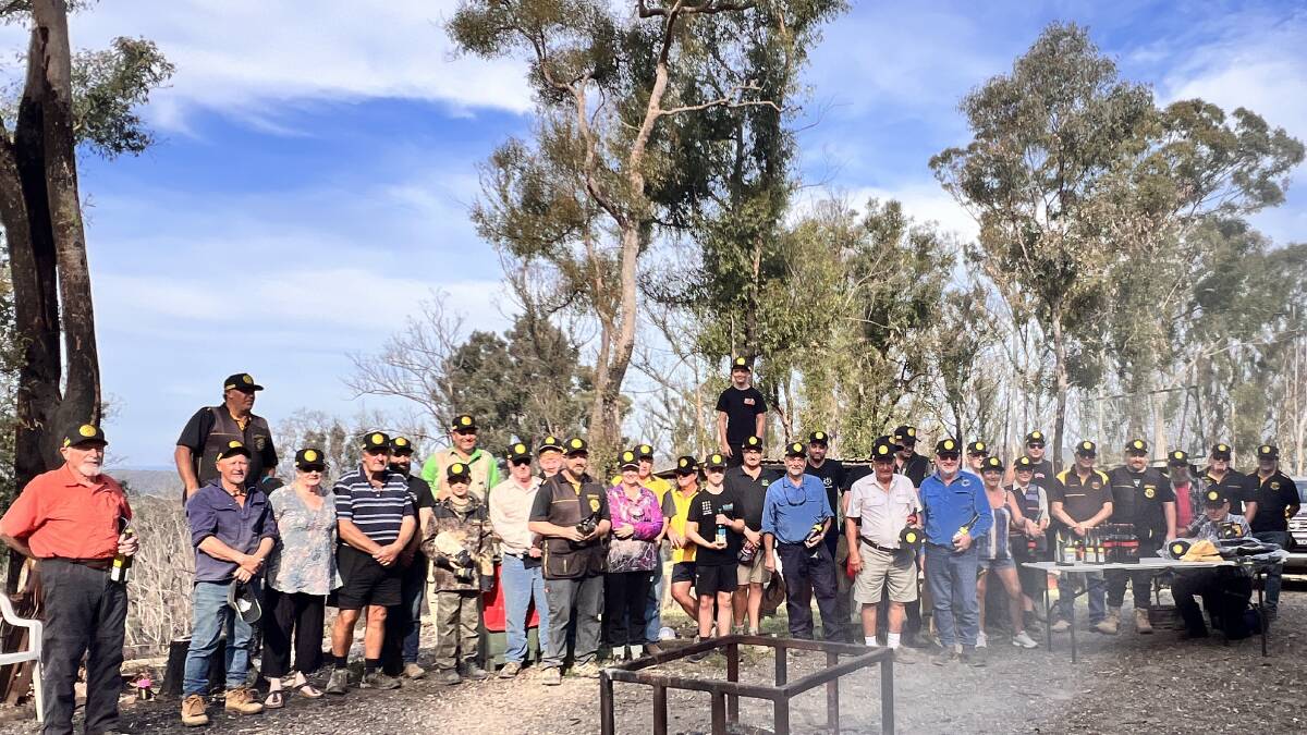 Members and guests at the Bermagui Sporting Clays "Phoenix Shoot". Picture supplied