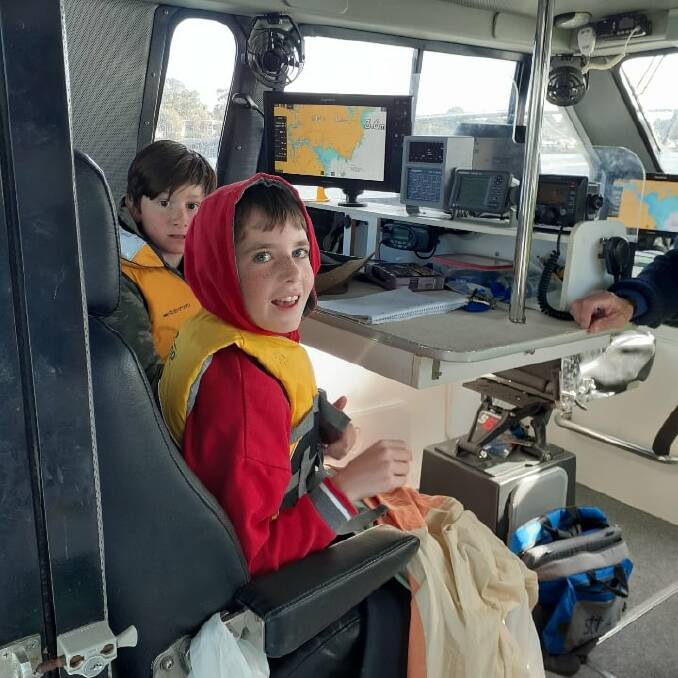 All passengers were wearing life jackets. Photo: Marine Rescue Batemans Bay. 