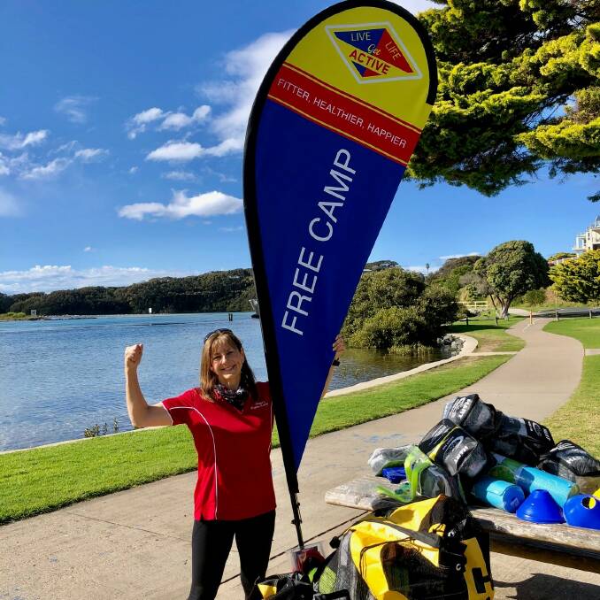 Donna McLean will be running free, fun group exercise classes on the Narooma foreshore as part of the Live Life Get Active program perfect for people ready to kickstart or restart physical, mental and social activity. Photo: Supplied