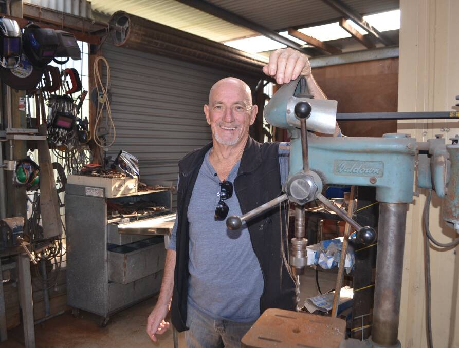 Proud Volunteer: Les O'Connell, 72, joined the Men's Shed four years ago and is now the Vice-President, overseeing the operational side of things to improve the space. Photo: Maeve Bannister