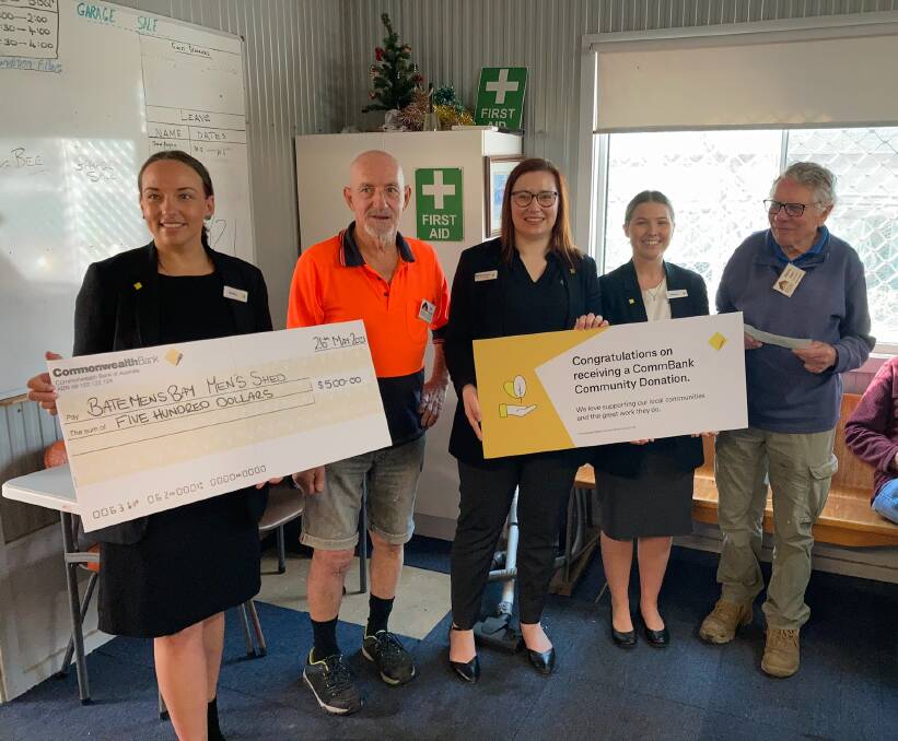 Commonwealth Bank recently donated $500 to the shed. Photo: Supplied. 