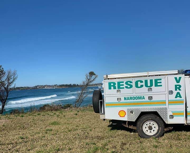 Steer Clear: The Bega and Narooma volunteer rescue members were called to an unusual job on the weekend. Photo: Narooma VRA.