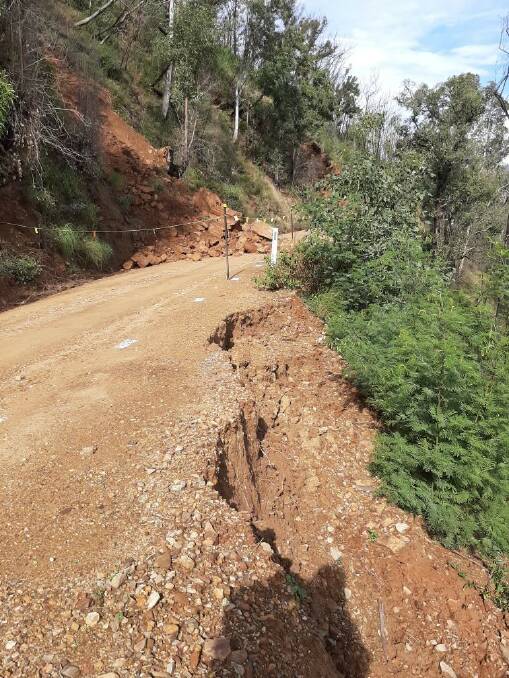 Issues on Araluen Road have plagued residents for years. Photo: Supplied.