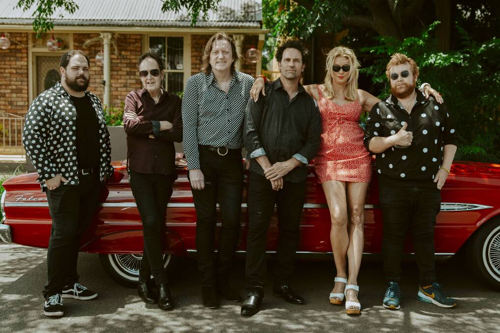 Current band line up of The Soul Movers: Matt Crawford, Tony Mitchell, Murray Cook, Marko Simec, Lizzie Mack and Luke Herbert. Photo: Supplied 