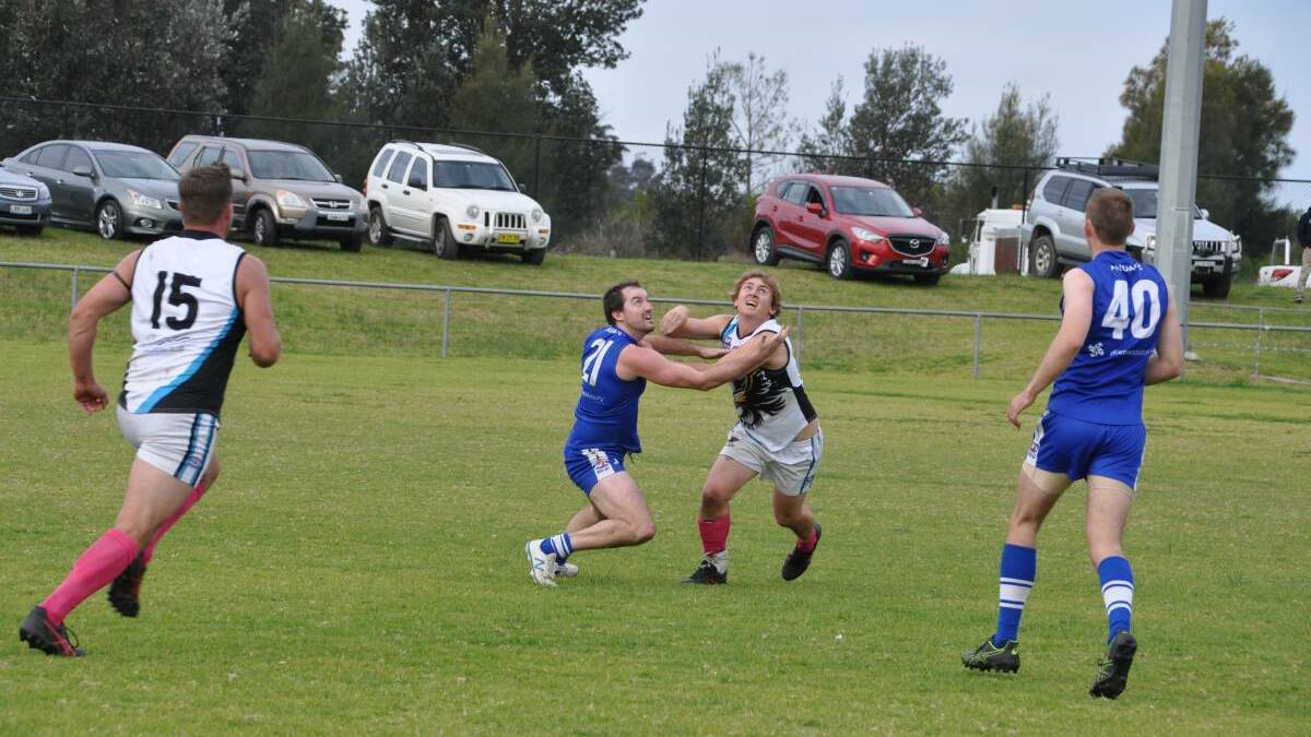 Image from a game between the Batemans Bay Seahawks and ANU Griffins in 2019.