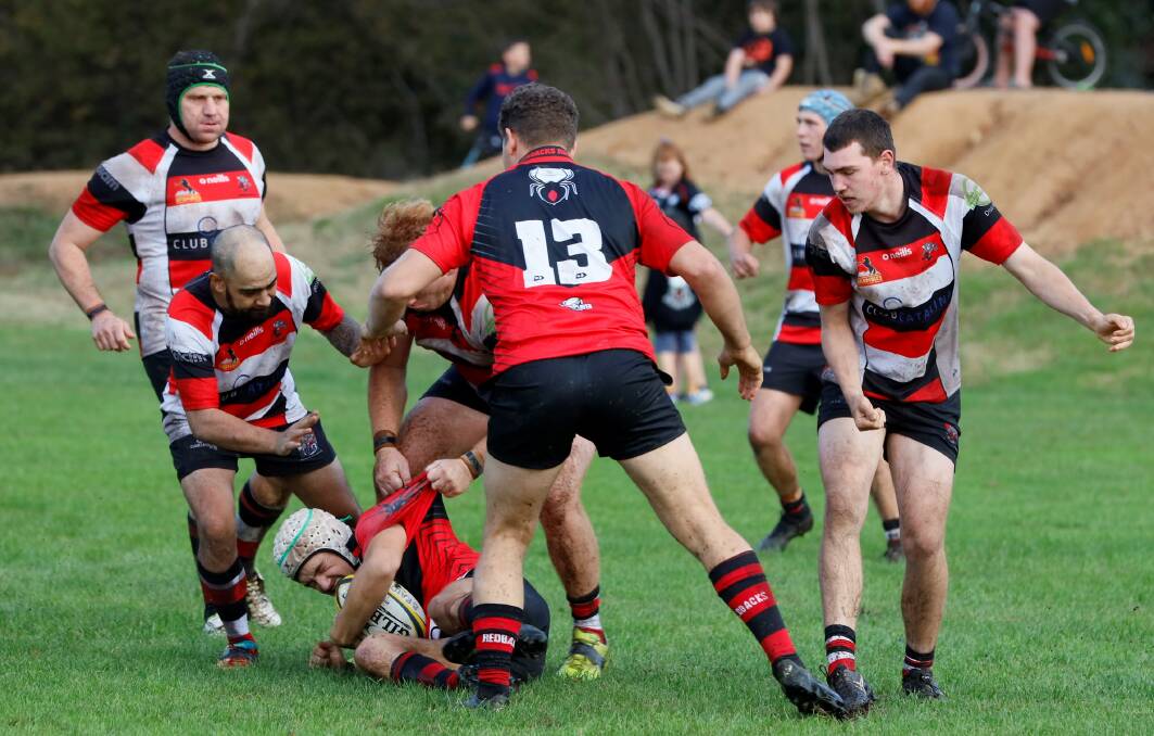 The Bay Boars put in a strong performance to beat Braidwood 26-10 in Braidwood. Photo: Kathy Toirkens