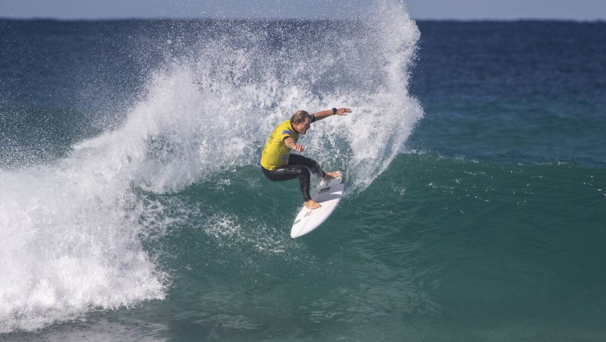 Matt Hoar is a finalist in the Masters Athlete of the Year award. Picture: Josh Brown/Surfing NSW