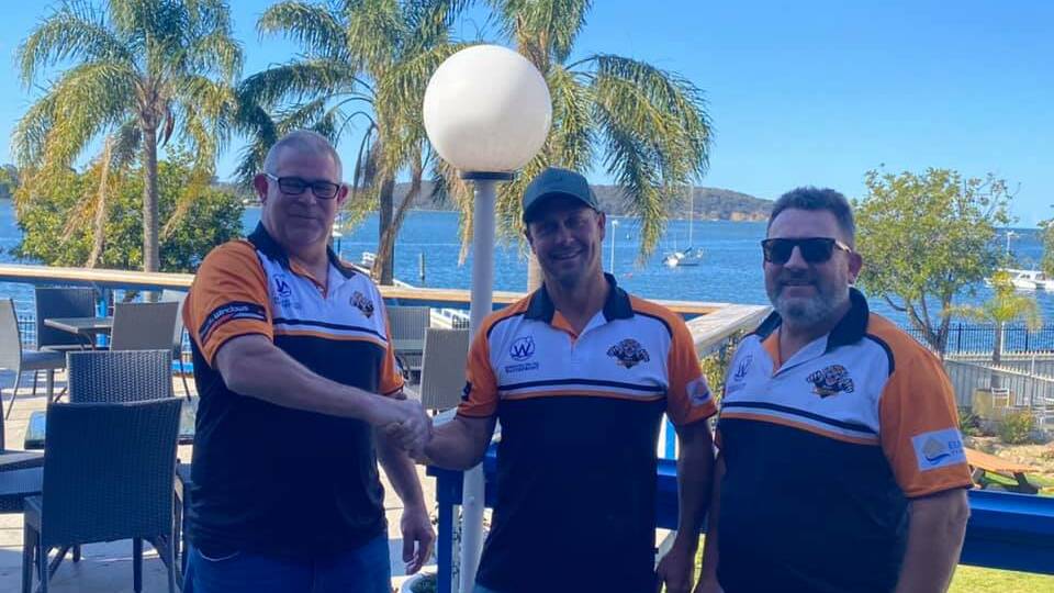 Batemans Bay Tigers' head coach Brenden Fernly (middle) promises to put a good team on the park for both the town and the club.