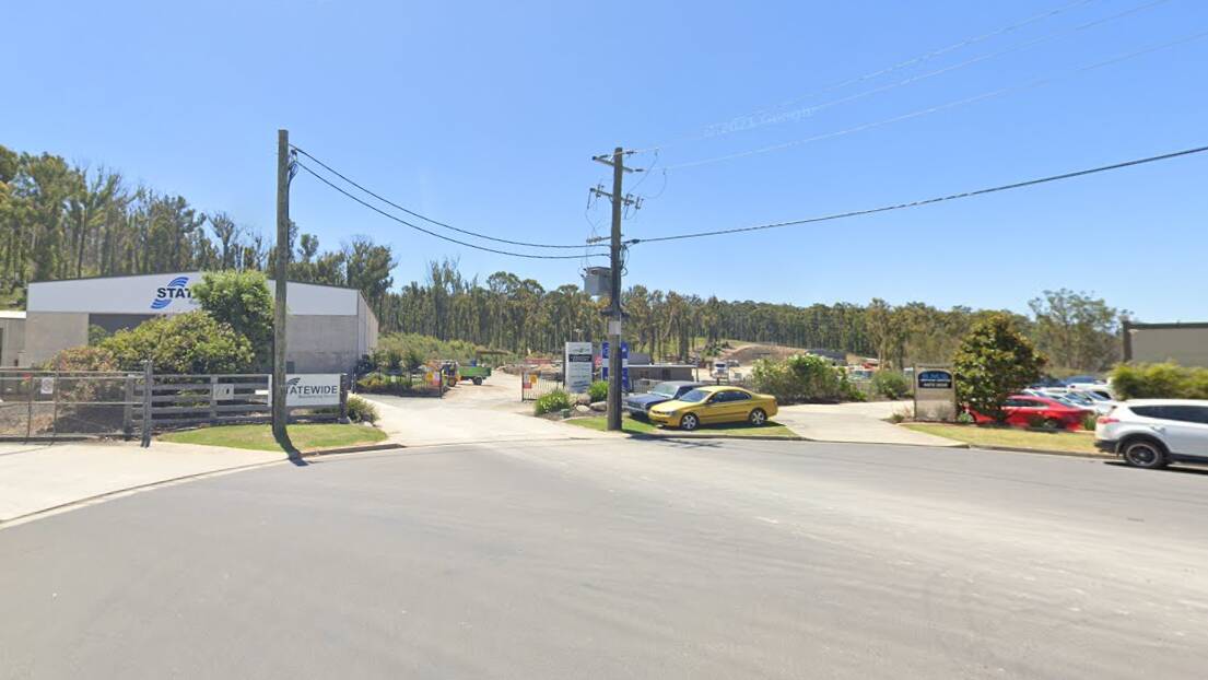 The end of Cranbrook Road where Downer will build and run an asphalt factory after it was approved by council late last year.
