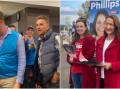 Too close to call: A razor sharp margin separates the two key Gilmore candidates, Liberals' Andrew Constance and Labor's Fiona Phillips. Pictures: Grace Crivellaro.