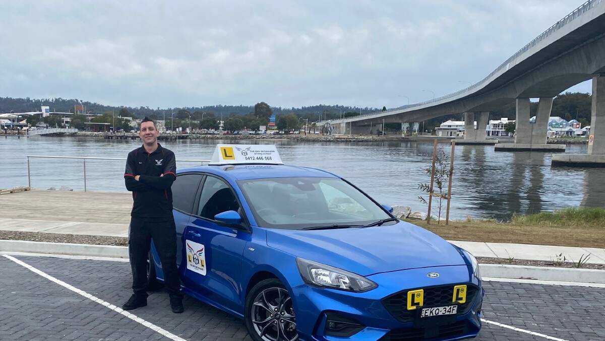 Sean Burgess has been a driving instructor for three years, and knows the extra danger of driving on regional roads.