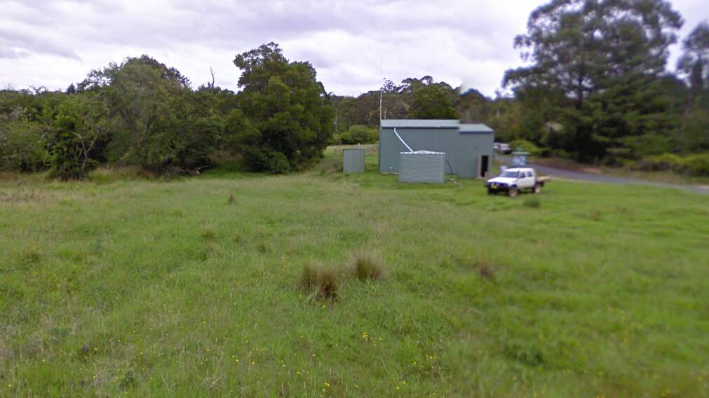 The empty block of land in Nerrigundah which could soon house a new Telstra telecommunications tower.