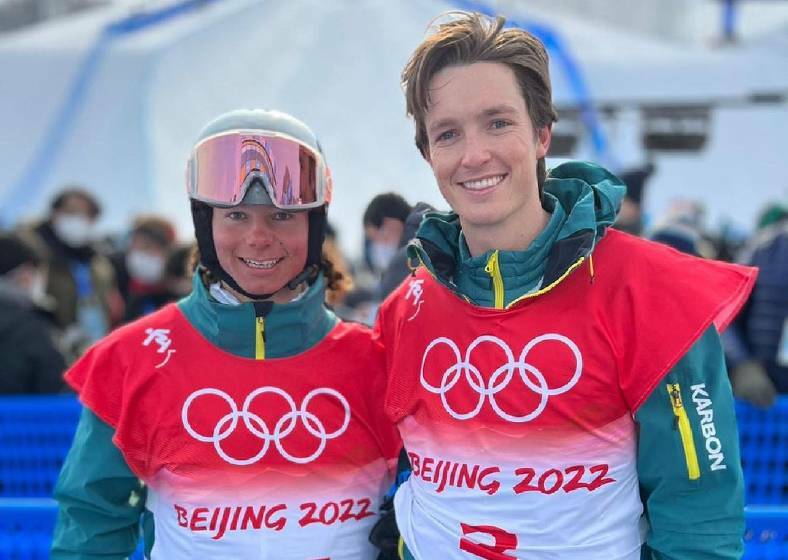Aussie duo, Valentino Guseli (Left) and Scotty James (Right) did Australia proud at the Beijing Winter Olympics. Image: Supplied