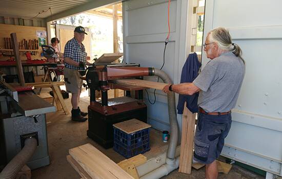The Eurobodalla Woodcraft Guild received funding in 2021 for their Woodies Workshop. Photo: supplied (IMB)
