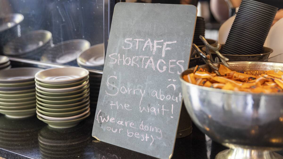 Customer facing sectors are being decimated by staff shortages. Picture: Keegan Carroll
