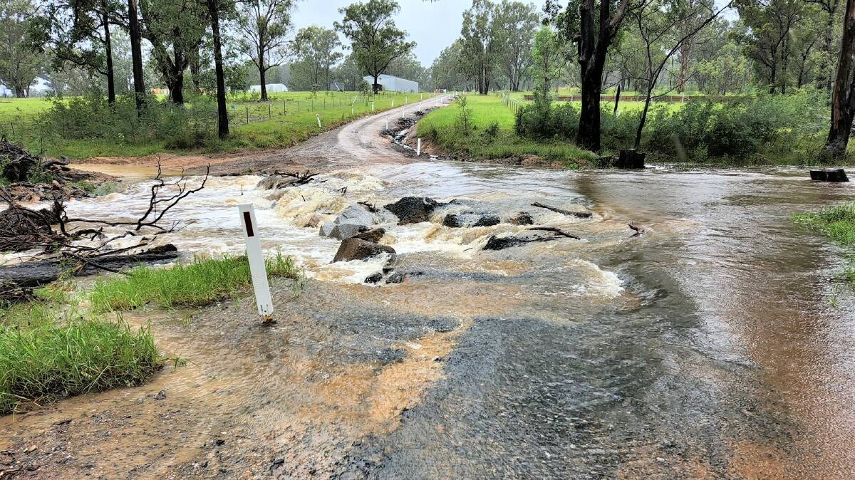 Nelligen Creek Road in flood March 8 as Eurobodallas councillors endorsed public exhibition of the draft Climate Action Plan.