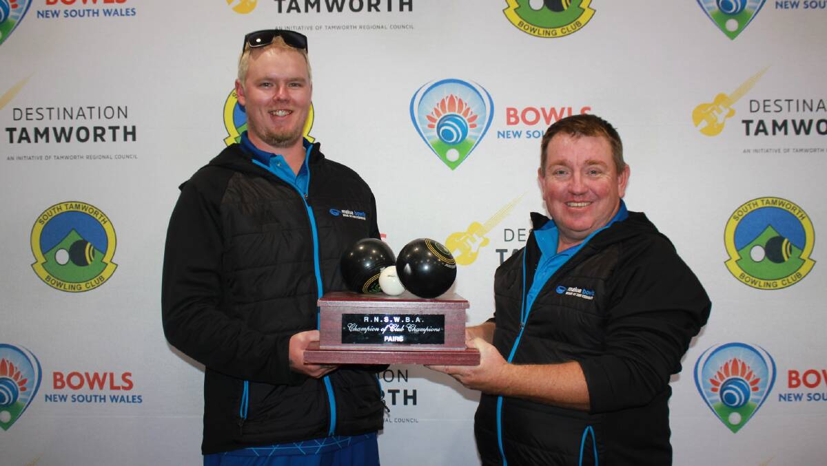2021 Open Champion of Champion Pairs Dave Thomas and Jay Breust from Malua Bay
Picture: supplied