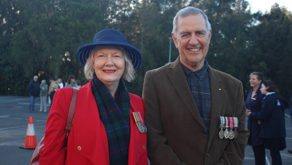 Naida and Norm Isenberg visited Tomakin RSL from Sydney to remember those who went before them.