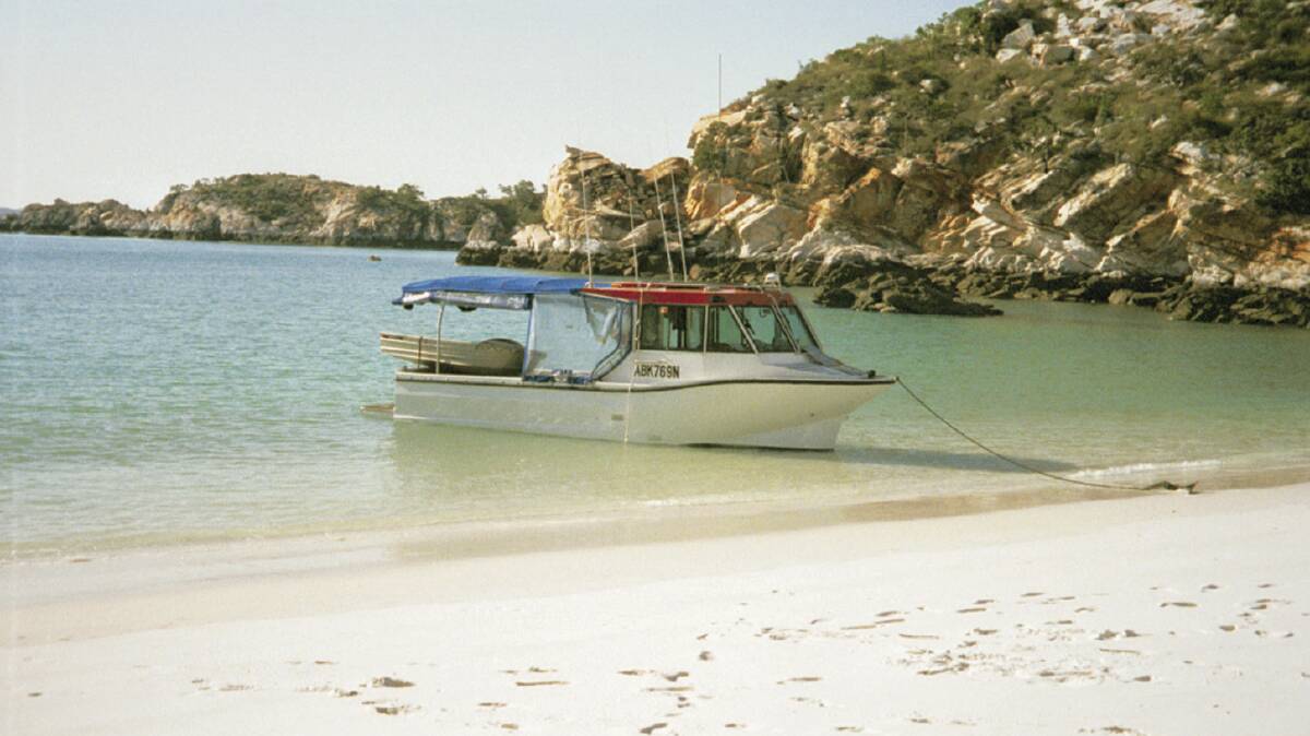 Workboat CSU3 used on all the northern Australia field work on Silica Beach WA. Picture supplied.