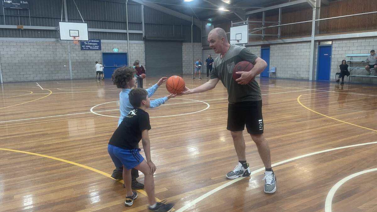 The training sessions include time for coaching, learning skills and playing basketball.
Picture: supplied