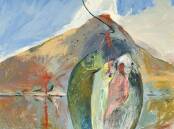 WHAT'S ON? Arthur Boyd, Peter's fish and crucifixion,1993, oil on canvas, 168.4 x 137.9cm, Bundanon Collection. Picture: Supplied.