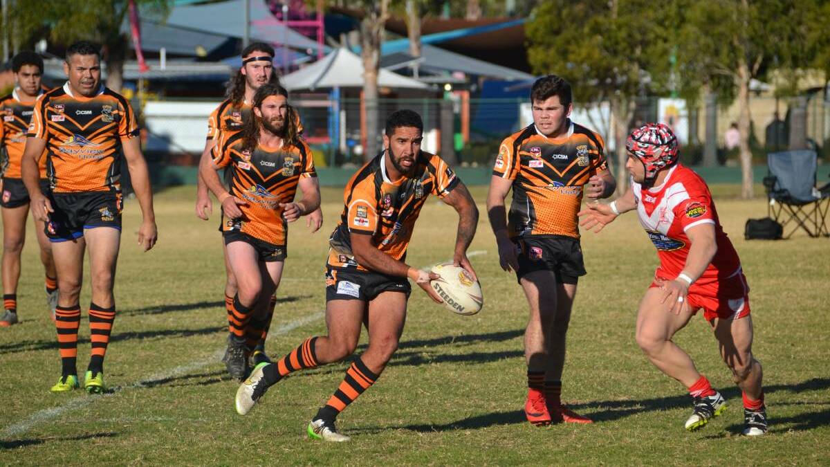 CRACKING TOP FOUR: The Tigers taking on Narooma in a former match. Picture: Supplied. 