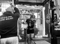 FOCUS: Chantelle Gauci (pictured) preparing her lift. Picture: Supplied.