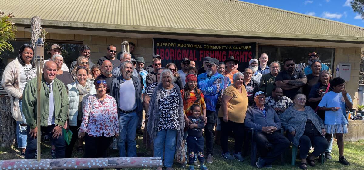 About 50 Aboriginal people including activists, Elders and leaders, gathered in Bingie on Saturday, September 9, to discuss the Voice referendum and the South Coast Aboriginal Fishing Rights class action. Picture by Marion Williams