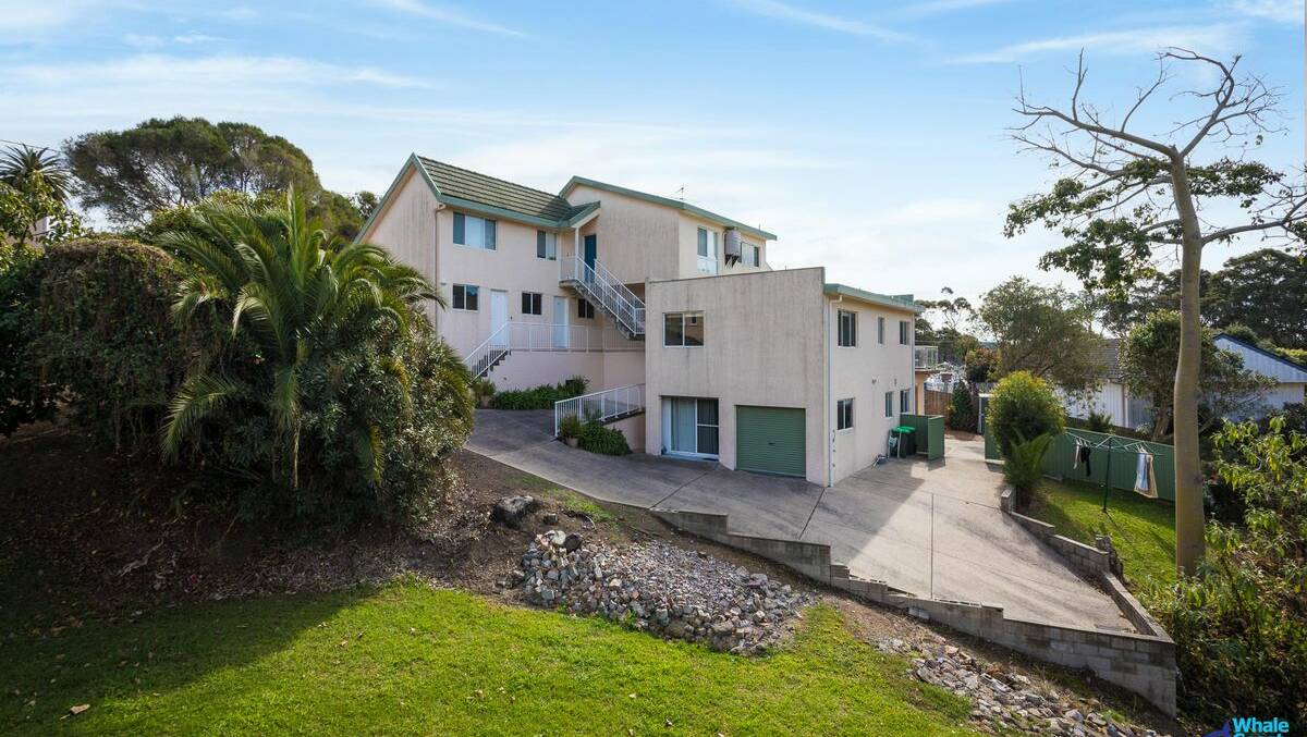 A two-bedroom apartment in a small complex of four is on the market at $495,000. It is one of eight properties for sale in Narooma with a price tag of less than $500k. Picture from View